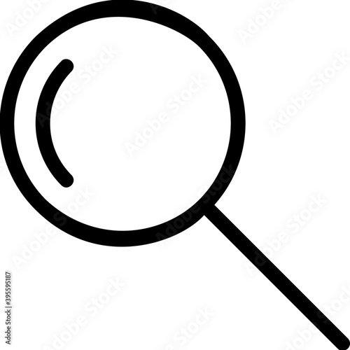 
Magnifier Vector Line Icon
