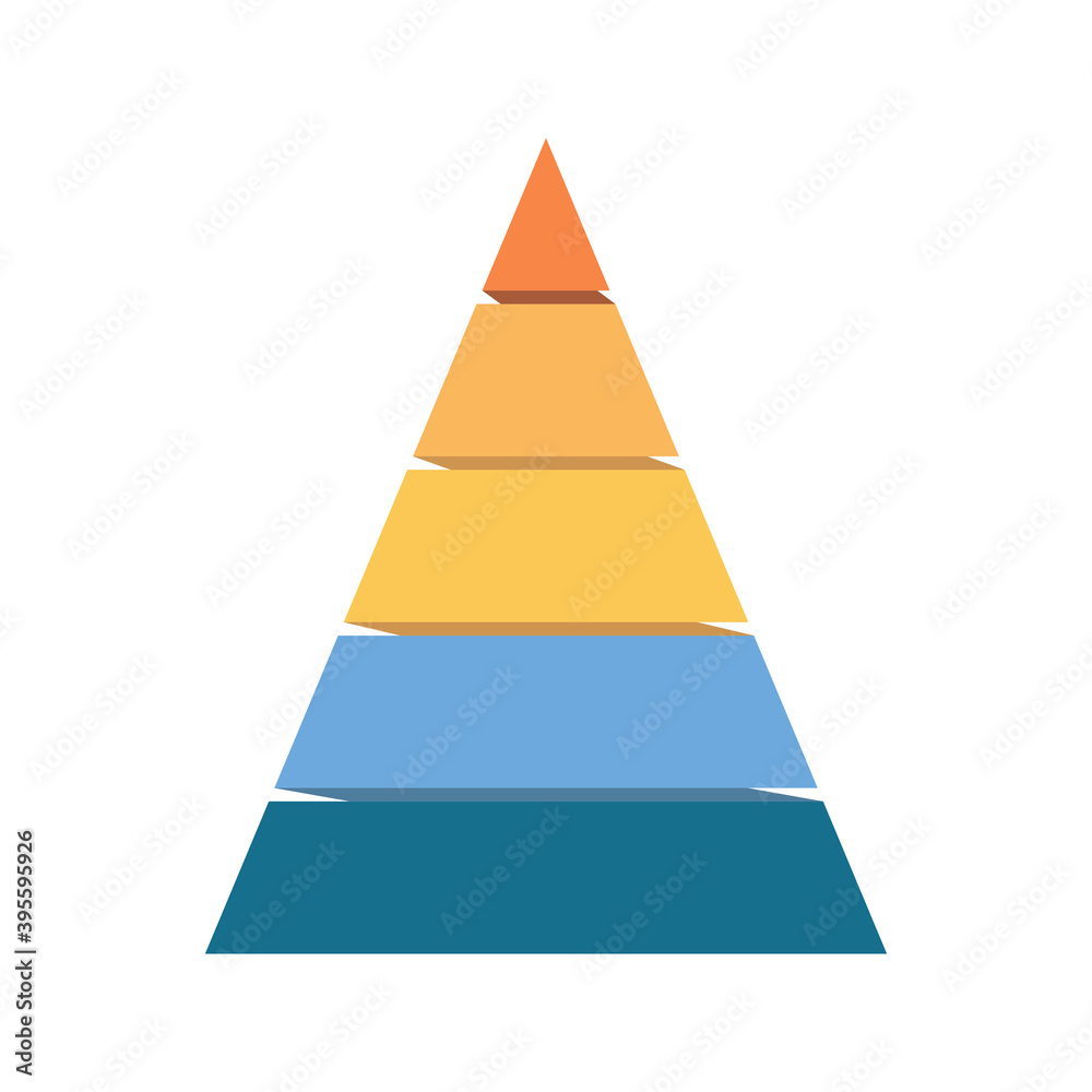 pyramid-infographic-funnel-pyramid-business-infographic-with-5-charts