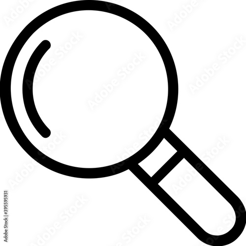 
Magnifier Vector Line Icon
