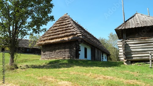 View of the open-air museum in Svidnik, Slovakia photo