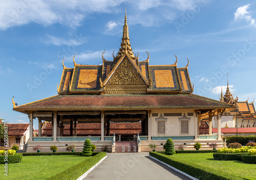 Photos Salle du trône du palais royal à Phnom Penh, Cambodge