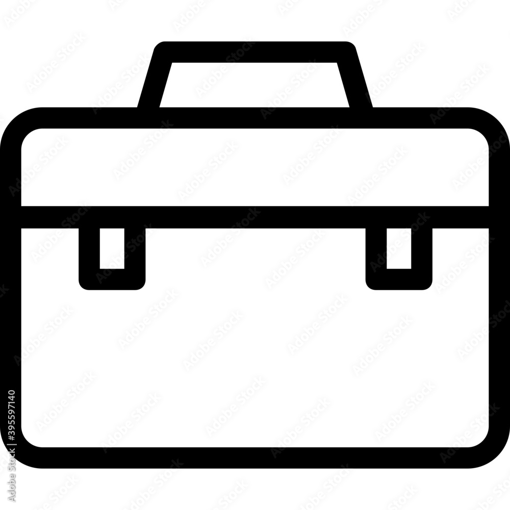 
Briefcase Vector Line Icon
