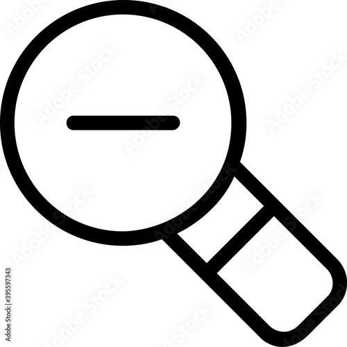 
Magnifier Vector Line Icon
