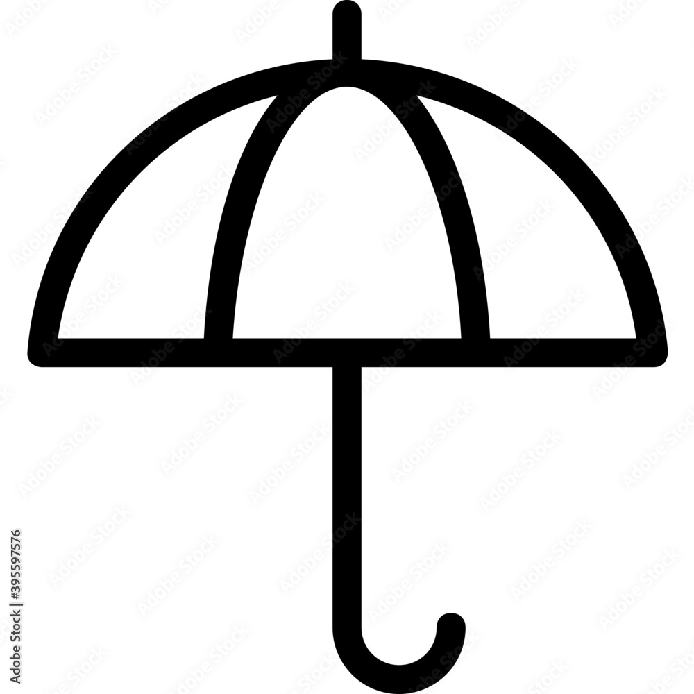 Umbrella Vector Line Icon
Umbrella Vector Line Icon