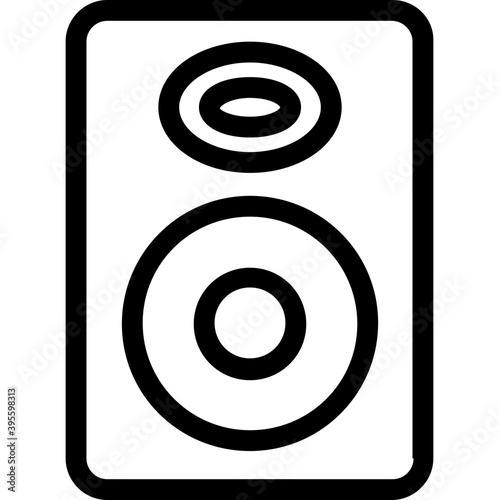 
Speaker Vector Line Icon
