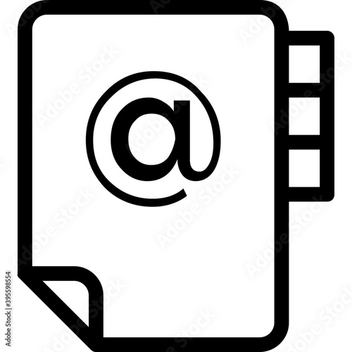 
Diary Vector Line Icon
