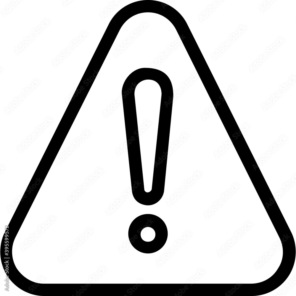 Warning Vector Line Icon
Warning Vector Line Icon