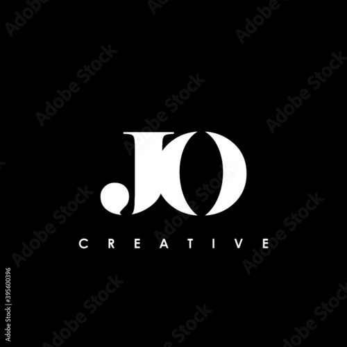 JO Letter Initial Logo Design Template Vector Illustration