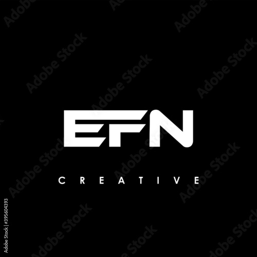 EFN Letter Initial Logo Design Template Vector Illustration photo