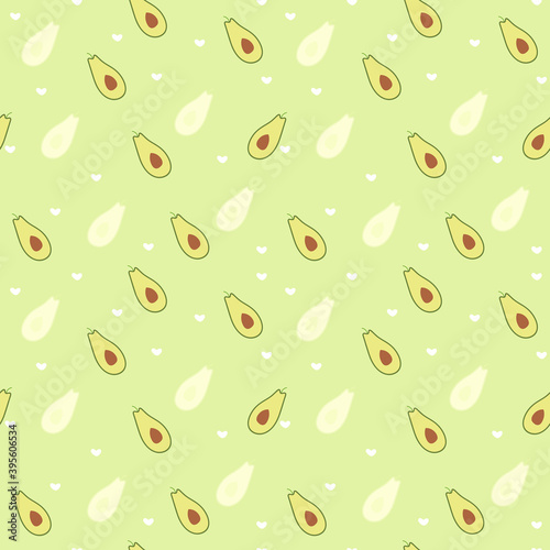 Avocado seamless pattern.Avocado digital paper, wrapping paper, wallpaper, fabric, textile.