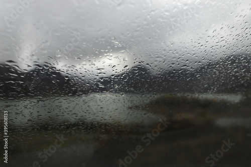 Castilla y León, León, Riaño. La lluvia en las tardes de Otoño engaña, parece solo agua y en cambio es recuerdo. photo