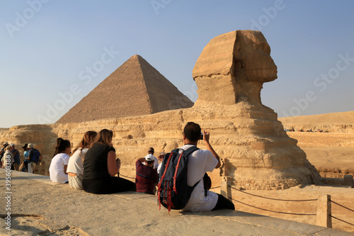 Pyramiden und Sphinx in Ägypten / Kairo/Gizeh
