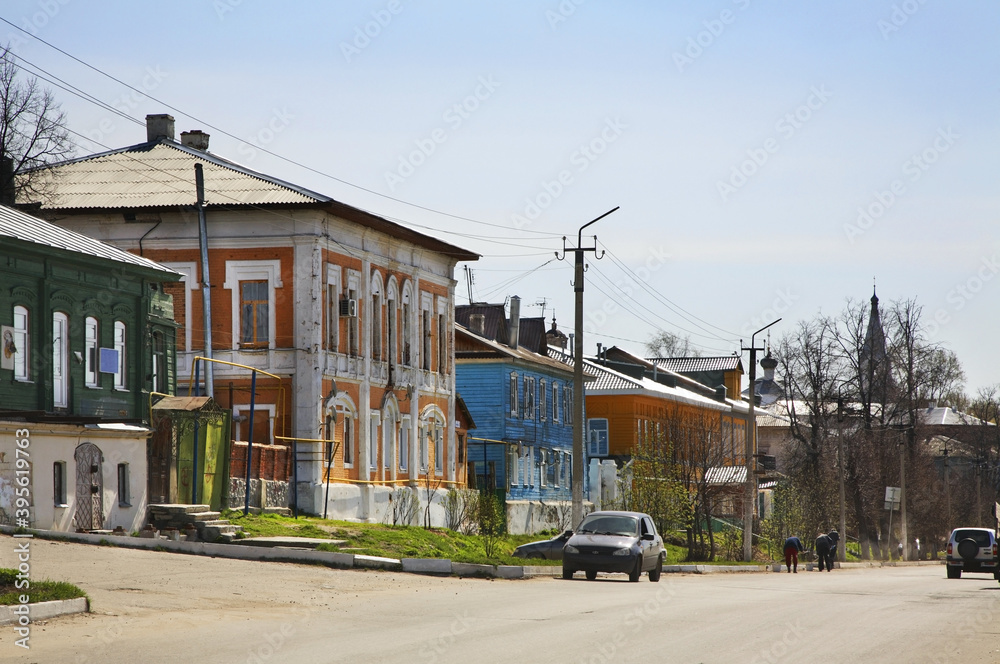 Embankment street in Kasimov. Ryazan oblast. Russia Embankment street in Kasimov. Ryazan oblast. Russia