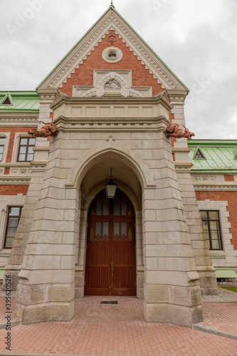 entrance to the manor house