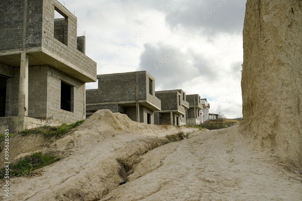 abandoned unfinished buildings