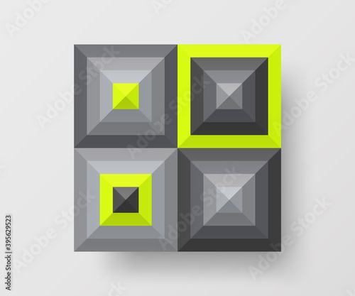 Abstract geometric vector pattern design. Texture illustration background.
