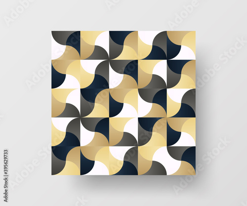 Abstract geometric vector pattern design. Texture illustration background.