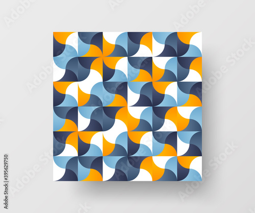 Abstract geometric vector pattern design. Texture illustration background.