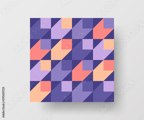Abstract geometric vector pattern design. Texture illustration background.