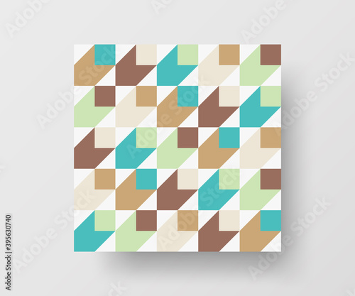 Abstract geometric vector pattern design. Texture illustration background.