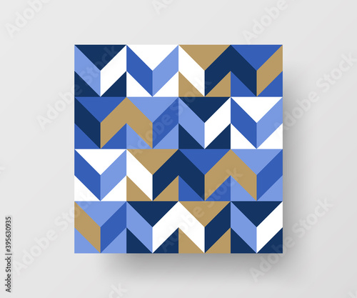 Abstract geometric vector pattern design. Texture illustration background.