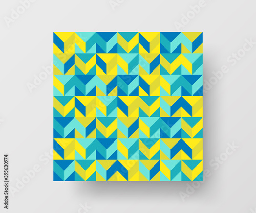 Abstract geometric vector pattern design. Texture illustration background.