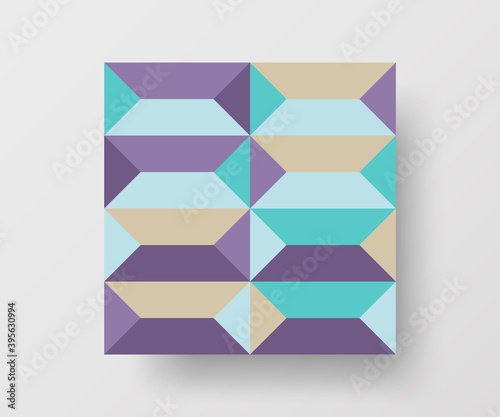 Abstract geometric vector pattern design. Texture illustration background.