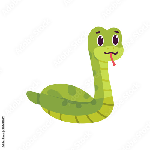 Isolated cartoon of a snake - Vector illustration