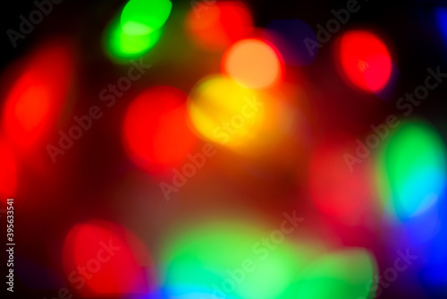 abstract background with lights  abstract Christmas lights  Christmas lights  bokeh lights colourful lighting in the dark