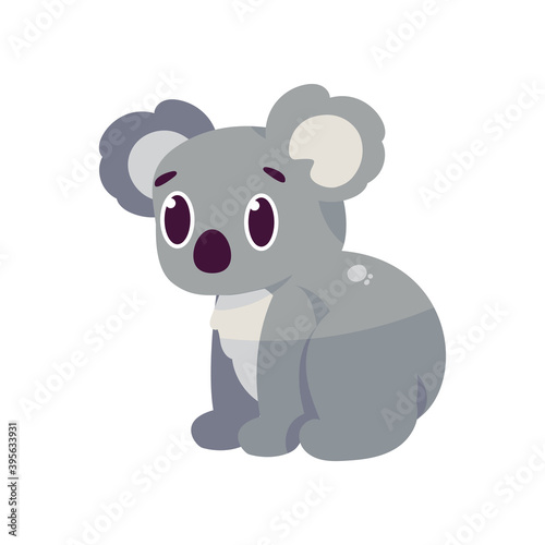 Isolated cartoon of a koala - Vector illustration