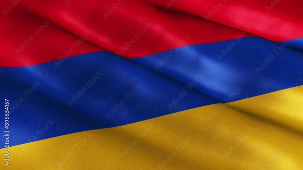 Armenia National Flag Country Banner Waving 3D Loop Animation. High Quality 4K Resolution. Armenia National Flag Country Banner Waving 3D Loop Animation. High Quality 4K Resolution.