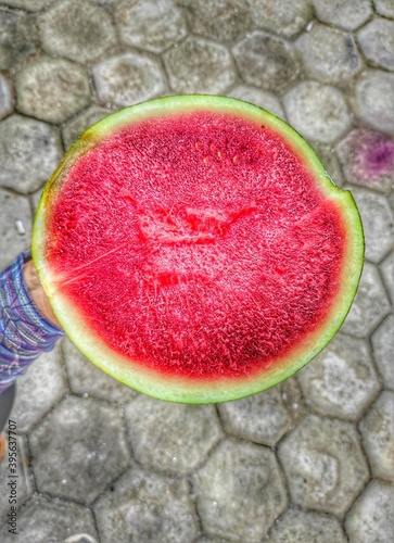 watermelon on the street
