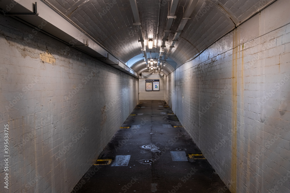 spooky pedestrian tunnel