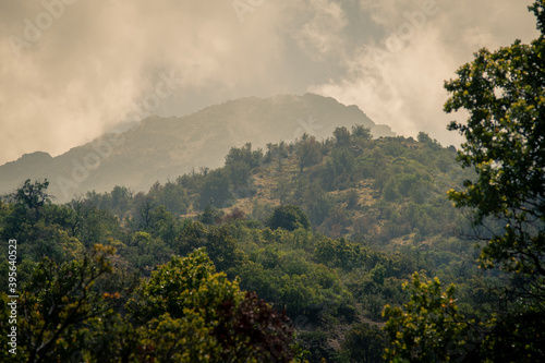 A view of the mountains