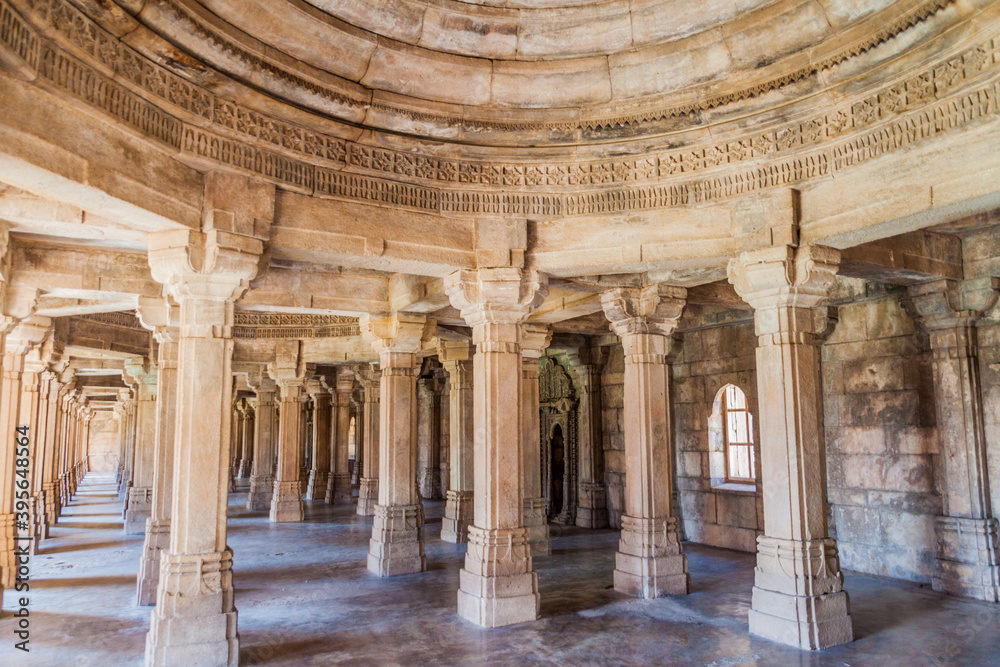Saher Ki Masjid mosque in Champaner historical city, Gujarat state, India
