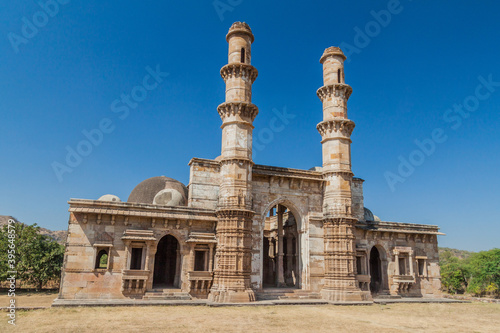Kevda Masjid mosque in Champaner historical city, Gujarat state, India