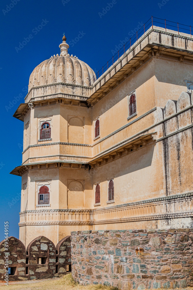 Palace at Kumbhalgarh fortress, Rajasthan state, India