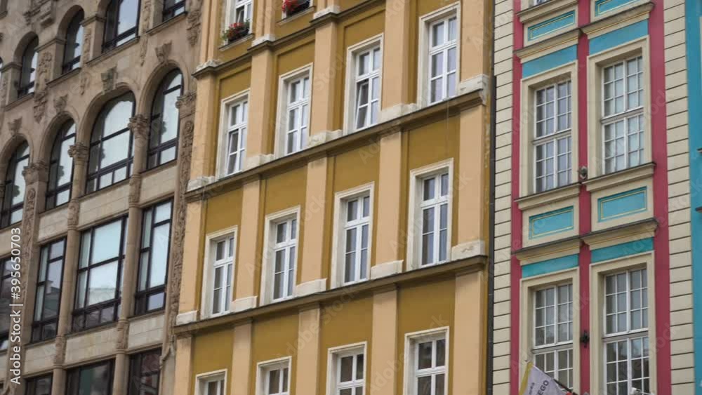 row of beautiful colorful buildings facades at the Wroclaw city old town, Poland
row of beautiful colorful buildings facades at the Wroclaw city old town, Poland