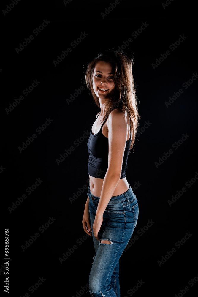 Stylish trendy woman Stylish trendy woman