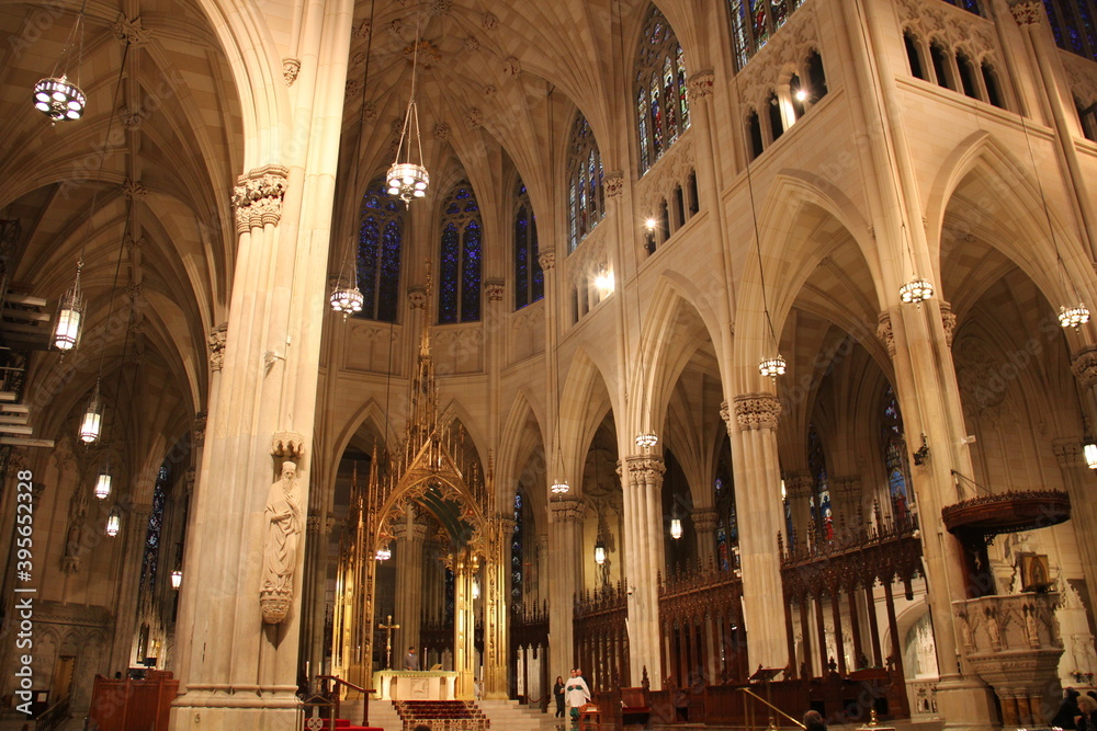 St. Patrick's Cathedral in 5th Ave., NY