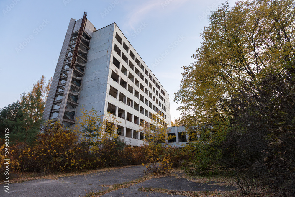 Abandoned plant Jupiter in Chernobyl zone