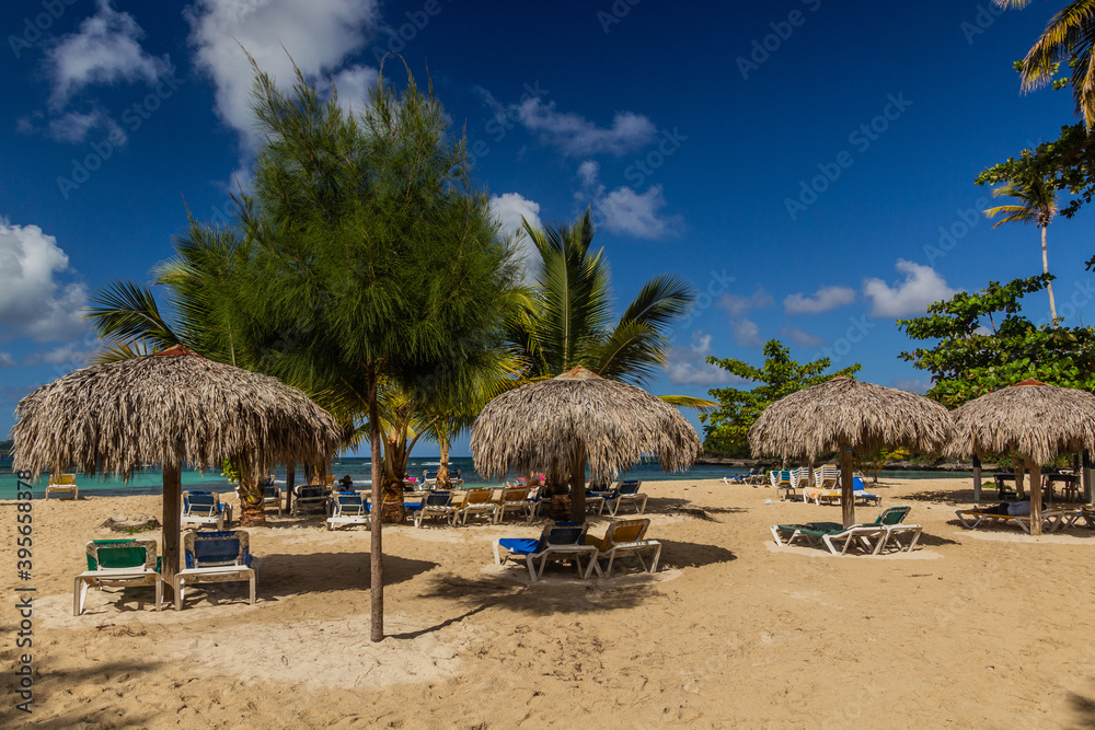 Beach in Las Galeras, Dominican Republic