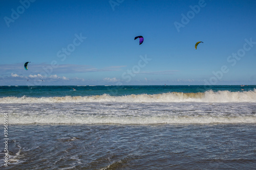 Kitesurfing in Cabarete, Dominican Republic