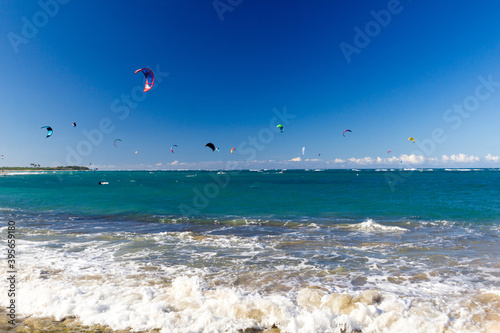 Kitesurfing in Cabarete, Dominican Republic