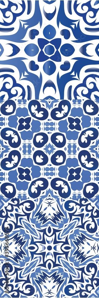 Ornamental azulejo portugal tiles decor. Ornamental azulejo portugal tiles decor.
