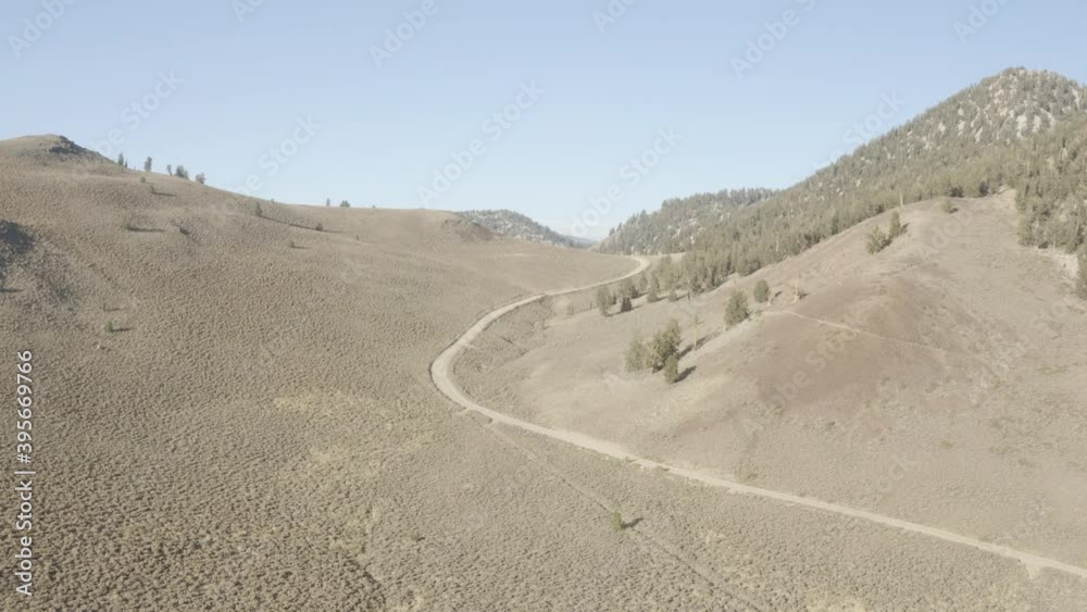 Flight alongside California's ancient Bristle Cone Pine Forest. Flight alongside California's ancient Bristle Cone Pine Forest.