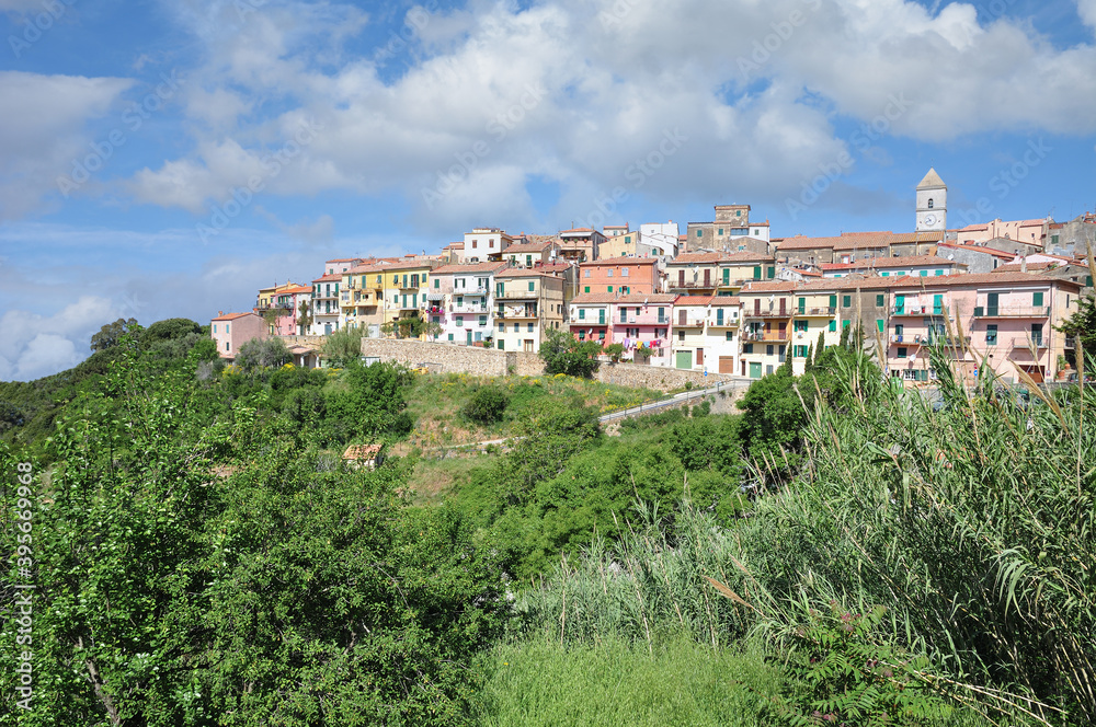 Urlaubsort Capoliveri auf der Insel Elba,Toskana,Mittelmeer,Italien