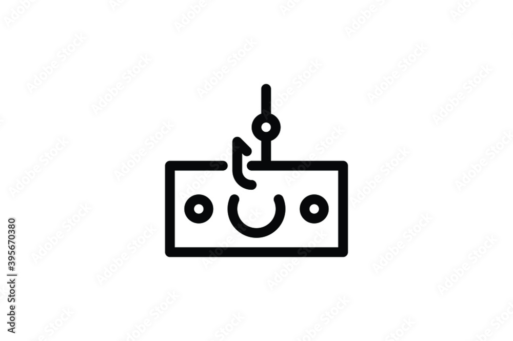 Hacker Outline Icon - Scam Hacker Outline Icon - Scam