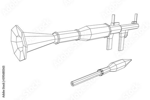 Anti-tank rocket propelled grenade launcher - RPG 7