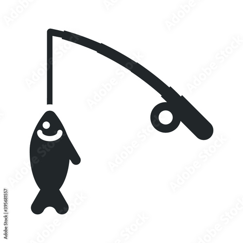 Summer fishing icon